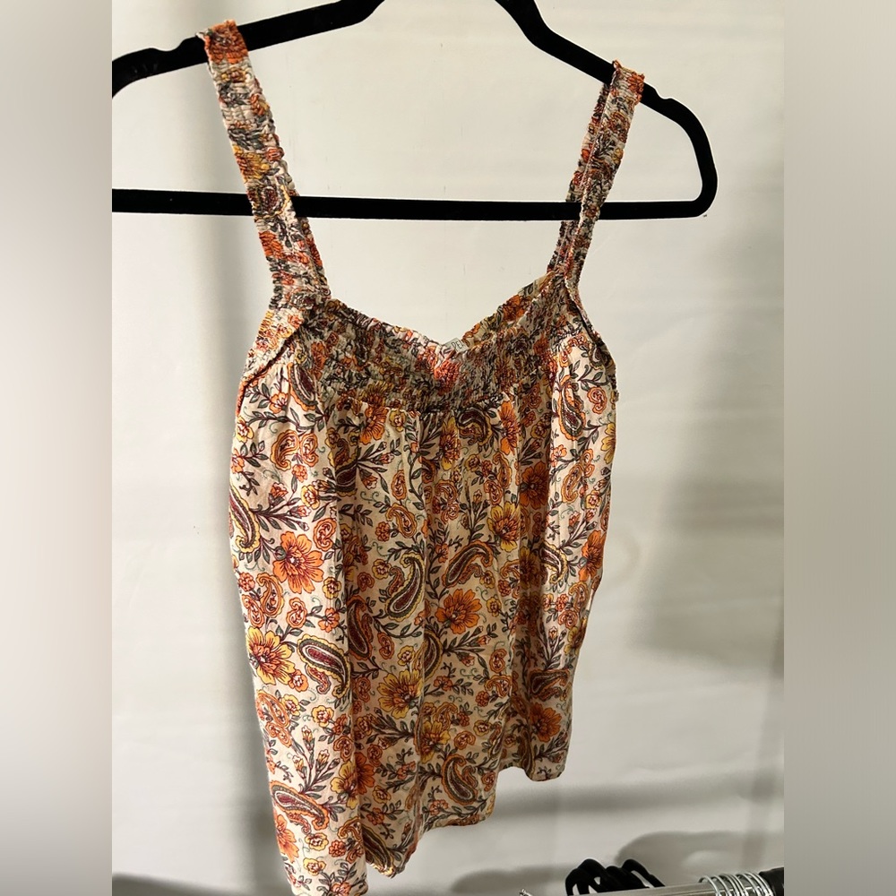 Flower print cotton